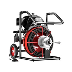 [100FT X 3/8"] Electric Sewer Drain Cleaner Snake Clog Machine W/ Cutter (SAK53785)