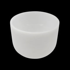 Rare Earth Gallery 8" Frosted Quartz Sound Bowl - A Note - Aligns Third-Eye Chakra ULA001-MXX