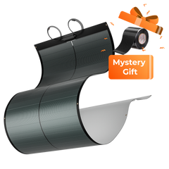 BougeRV Yuma 100W CIGS Thin-film Flexible Solar Panel with Pre-Punched Holes (Compact Version)