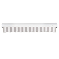 [10x10FT] Awntech Key West Premium Manual Outdoor Retractable Awning [FCM10-SBY] (SAK57132)