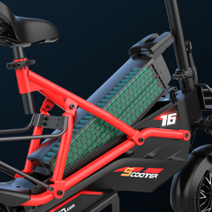 Scoot Motion 3-Wheel electric scooter with saddle 1000W model F2