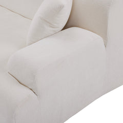 U_Style Modern Large L-Shape Modular Sectional Sofa for Living Room, Bedroom, Salon, 2 Piece Free Combination, Simplified Style(old sku:WY000356AAA)