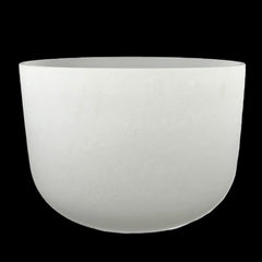 Rare Earth Gallery 20" Frosted Quartz Sound Bowl - E Note - Aligns Solar Plexus Chakra FB20-E+20-MME