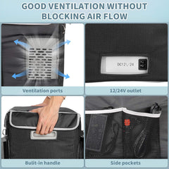 BougeRV 12V 30 Quart (28L) Portable Car Fridge Cover A3001-01811