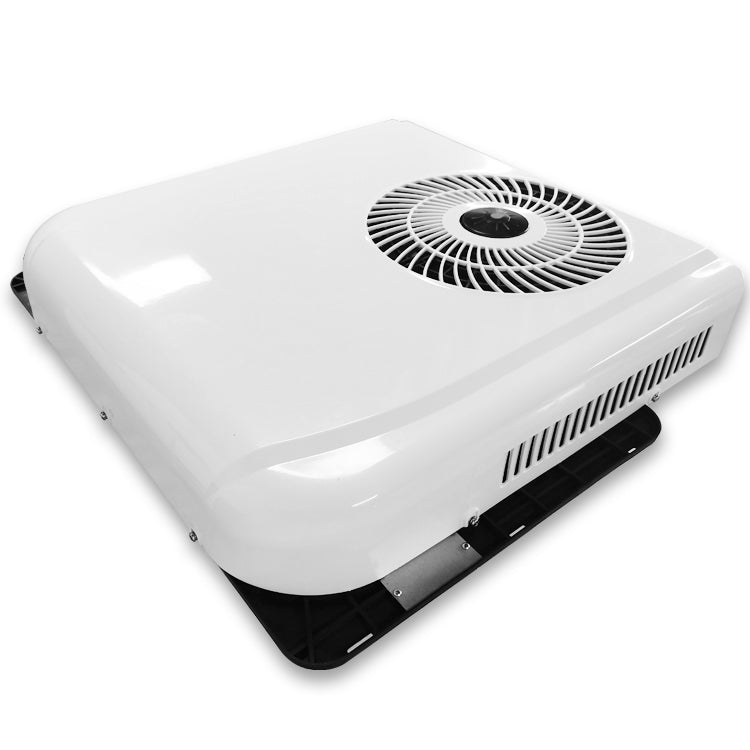 Full Battery 12V Roof Mounted Air Conditioner runs off solar or battery for RV, Camper and Shed