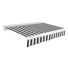 [12x10FT] Awntech Key West Premium Manual Outdoor Retractable Awning [FCM12-SBY] (SAK35497)