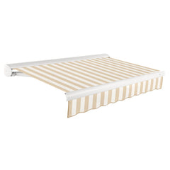 [12x10FT] Awntech Key West Premium Manual Outdoor Retractable Awning [FCM12-SBY] (SAK35497)