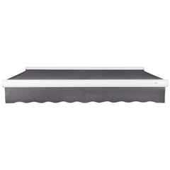 [12x10FT] Awntech Key West Premium Manual Outdoor Retractable Awning [FCM12-SBY] (SAK35497)
