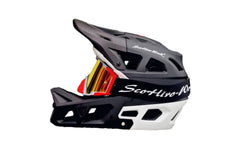 Beecool Bikes Full Face Mountain Bike Helmet for Men & Women With Goggles