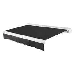 [14x10FT] Awntech Key West Premium Electric Outdoor Motorized Retractable Awning [FCL14/FCR14-SBY] (SAK46935)