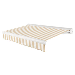 [14x10FT] Awntech Key West Premium Electric Outdoor Motorized Retractable Awning [FCL14/FCR14-SBY] (SAK46935)