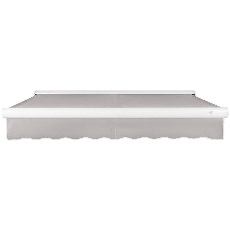[14x10FT] Awntech Key West Premium Electric Outdoor Motorized Retractable Awning [FCL14/FCR14-SBY] (SAK46935)