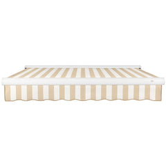 [14x10FT] Awntech Key West Premium Manual Outdoor Retractable Awning [FCM14-SBY] (SAK39625)