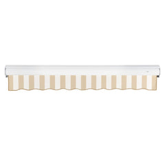 [14x10FT] Awntech Key West Premium Manual Outdoor Retractable Awning [FCM14-SBY] (SAK39625)