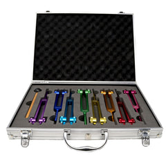 Rare Earth Gallery Colored Metal Tuning Forks - Set of 8 FORK-MLA