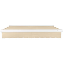 [16x10FT] Awntech Key West Premium Electric Outdoor Motorized Retractable Awning [FCL16/FCR16-SBY] (SAK81742)