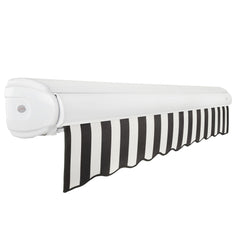 [16x10FT] Awntech Key West Premium Manual Outdoor Retractable Awning [FCM16-SBY] (SAK37154)