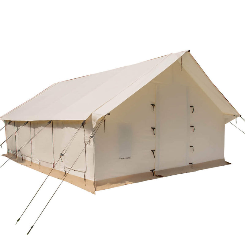 [16x20FT] White Duck Alpha UV Resistant Wall Tent With Double Stitched Seams (SAK21436)