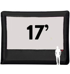 Elite Outdoor Movies Professional 17' Inflatable Screen 17h-pro-scrn