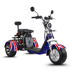 Scoot Motion City Coco CP-3.0 3-wheel electric tricycle - compact two-seater, adjustable range (20 Ah / 40 Ah)