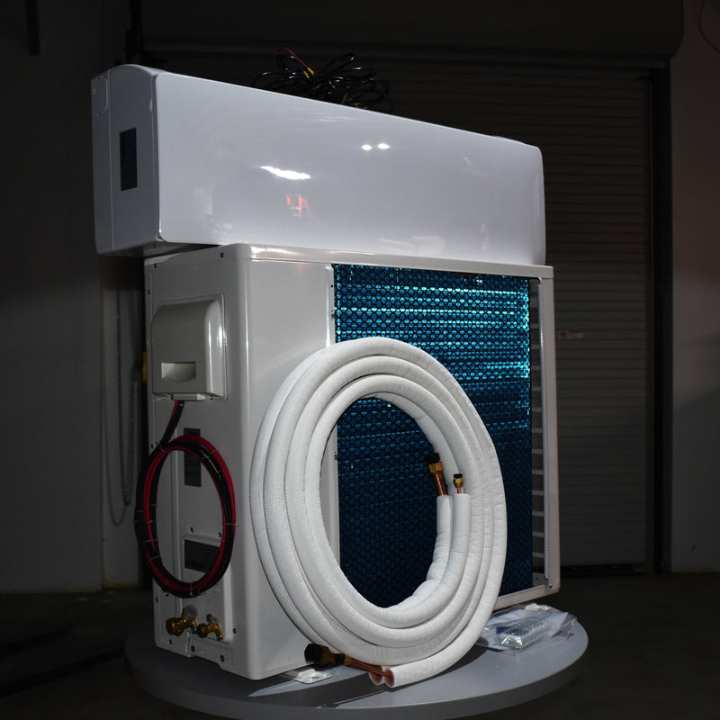 Full Battery 24V DC Mini Split Heat Pump Solar Air Conditioner