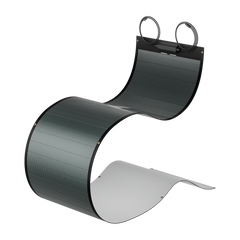 BougeRV Yuma 100W CIGS Thin-film Flexible Solar Panel with Pre-Punched Holes (Long Version)