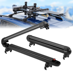 BougeRV Lockable Ski & Snowboard Racks with Magnetic Ski Holder