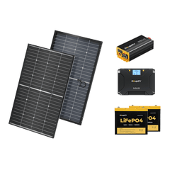 BougeRV 12V 400 Watt Rigid Solar System Kit TT-ISE237-2