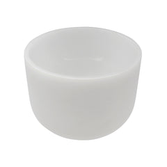 Rare Earth Gallery 8" Frosted Quartz Sound Bowl - A Note - Aligns Third-Eye Chakra ULA001-MXX