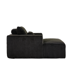 62.5-Inch Corduroy Sponge Sofa Lounge Chair,No Assembly Required,Fluffy Modern Sleeper Chair for Indoor Living Room Bedroom