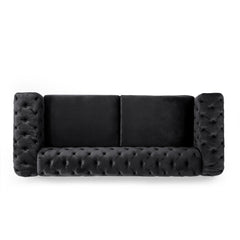 Mirod Comfy 3-seat Sofa with Tufted Back and Arm, Modern for Living Room