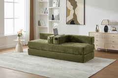 UNITED WE WIN Folding Sofa Bed with Pillows - Convertible Chair Floor Couch & Sleeping Mattress - Foldable Memory Foam Sleeper for Living Room/Dorm/Guest Room/Home Office/Apartment/Upstairs Loft
