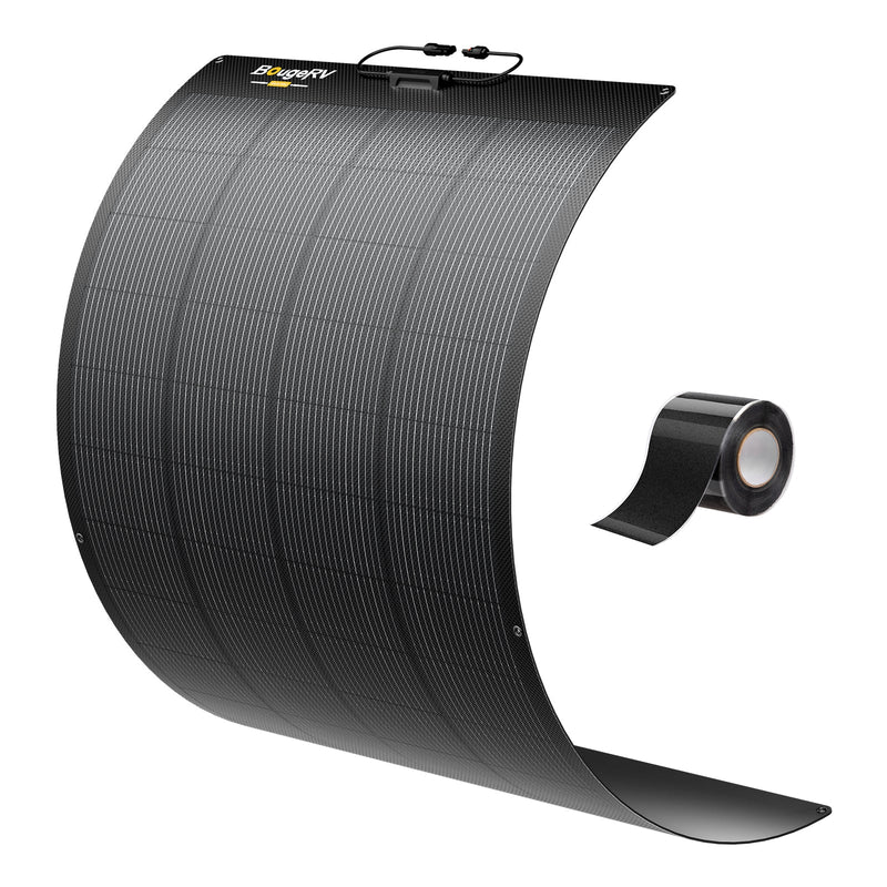 BougeRV 12V/24V 200W Arch Pro N-Type TOPCon Solar Panel With Tape SP004-ISE227