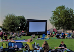 Elite Outdoor Movies Professional 20' Inflatable Screen 20h-pro-scrn