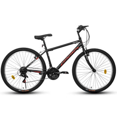 A26338 26 Inch Carbon Steel Frame Mountain Bike,21-Speed Dual V-Brake, Adult and Teens Bicycle for Mountain