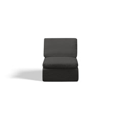 Cloud Sectional Couch for Living Room, Convertible L-Shape Sofa with Ottoman, 3 Seater Modular Design in Gray Chenille Fabric, 110 inches