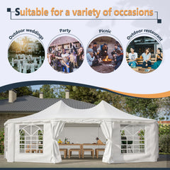 [29X21FT] Extra Large Heavy-Duty Outdoor Waterproof Party, Wedding Tent With Steel Frame (SAK53821)