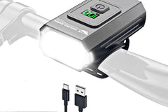Beecool Bikes LED Bike Front Clip Light IPX6 Waterproof USB Rechargeable BC-Front Clip Light