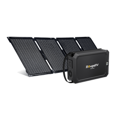 BougeRV 50W Fiberglass Flexible Portable Solar Panel