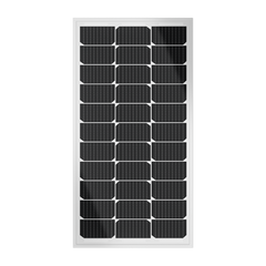 BougeRV 100W 12V 9BB Mono Solar Panel ISE112