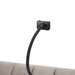 Convertible Sofa Bed Loveseat with USB Ports, Side Pockets, Cup Holders & Swivel Phone Holder, Light Grey Bella Fabric