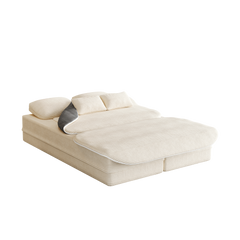 75''2-in-1 Foldable Sofa,Convertible Sleeper Foam Sofa Bed with Multi Functional Blanket, Corduroy Floor folding sofa bed,  Floor Sofa Lounge Sofa for Living Room Bedroom Lounge Studio