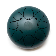 Rare Earth Gallery 20cm Pentatonic Steel Singing Drum -Dark Green W03h-FD