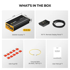 BougeRV 12V 800W High Watt Rigid Solar System Kit TH-ISE240-2