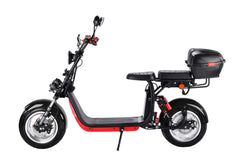 SoverSky 3000w SoverSky SL1.0P Scooter 60Miles/45MPH Fat Tire Moped