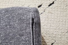 Floor Couch,Compression Sofa,Convertible Floor Sofa Bed-with Pillow Back Support Armrest,Comfy Futon Couch Lounge Sleeper Bed,Chenile fabric,for Living Room Bedroom (DARK-GREY)