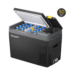 BougeRV CRPRO30 30 Quart Portable Fridge With 220Wh Power Station E0401-03003+E0404-02201