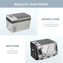 BougeRV 12V 30 Quart (28L) Portable Car Fridge Cover A3001-01811