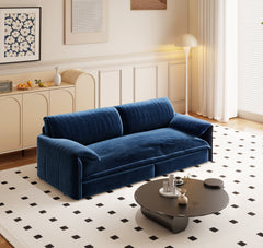 66' Queen Pull Out Sofa Bed, 3-in-1 Convertible Sleeper Sofa with Side Storage,Multi-Functional Velvet Loveseat Bed for Living Room,Bedroom(Old Sku:W1885S00047/W1885S00117;New Sku:W1885S00225)