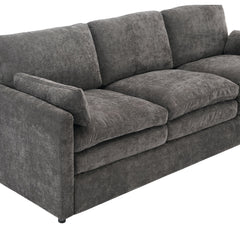 68.1' Cozy Upholstered Loveseat Sofa with Double Cushion Design, Grey Chenille